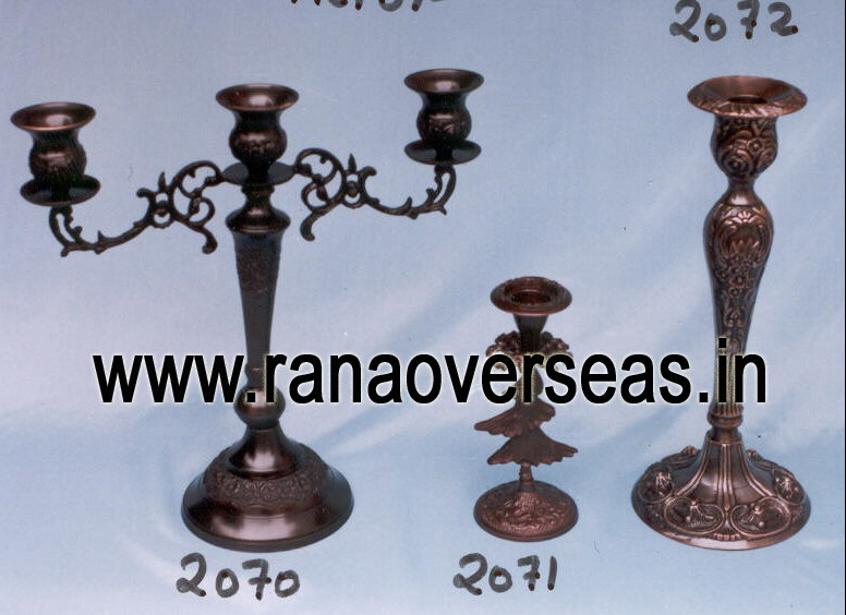 Brass Metal Candle Stands 1 - 2