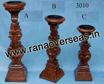 Wooden Candle Stands 3010