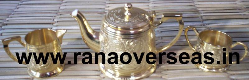 Gold Plated 24 K Tea Set