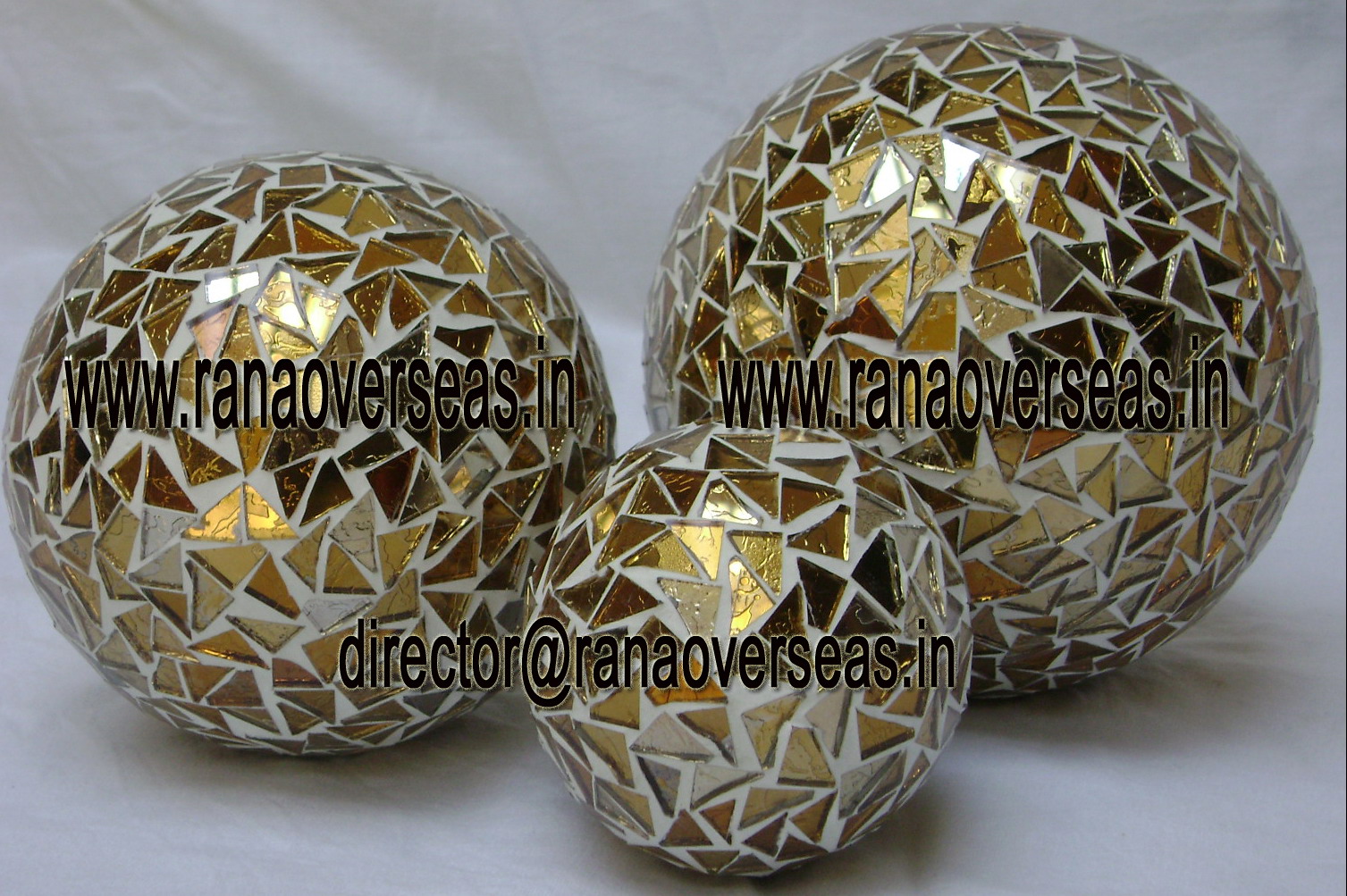 Mosaic Wall Hanging and Decorative Balls - 2