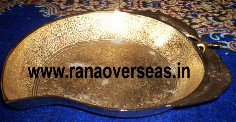 Gold Plated 24 K Mango bowl